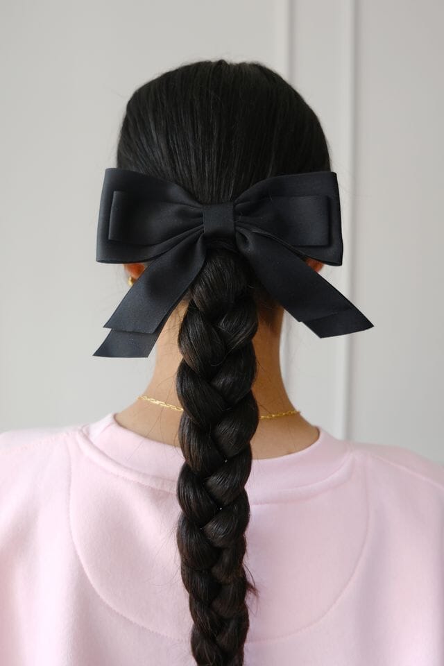 Lia Bow Hair Clip Hair Accessory mure + grand Black 