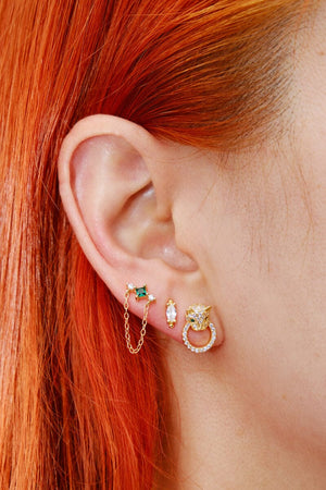 Lion's Gate Sterling Silver Stud Earrings