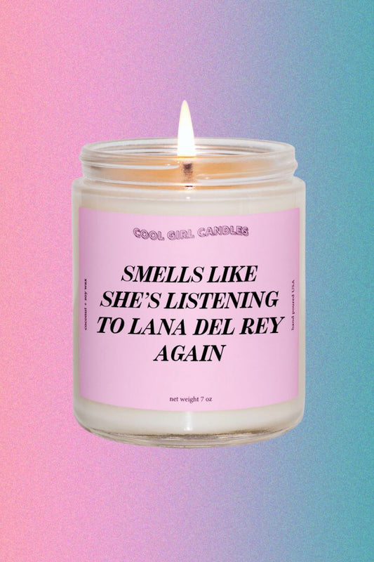 Listening to Lana Del Rey Candle Candle Cool Girl Candles 