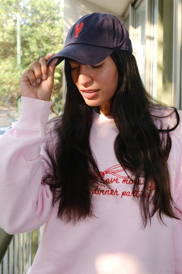 Lobster Embroidered Dad HatMure + Grand