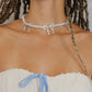 Louise Bow and Pearl Necklace Necklaces mure + grand 