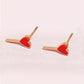 Love Balloons Enamel Charm Stud Earrings Earrings mure + grand 