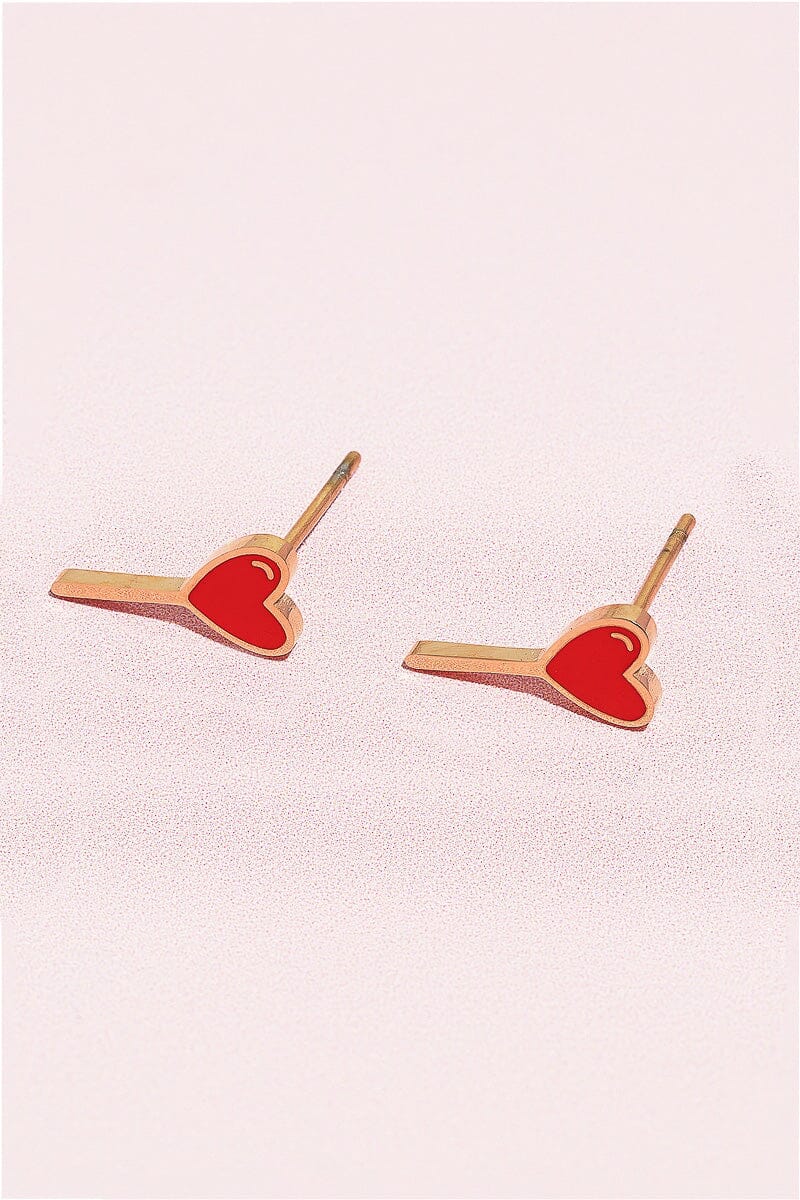 Love Balloons Enamel Charm Stud Earrings Earrings mure + grand 