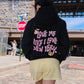Love Me Like I Love New York Crop Graphic Hoodie (Black) Hoodie mure + grand 