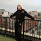 Love Me Like I Love New York Crop Graphic Hoodie Black Hoodie mure + grand 