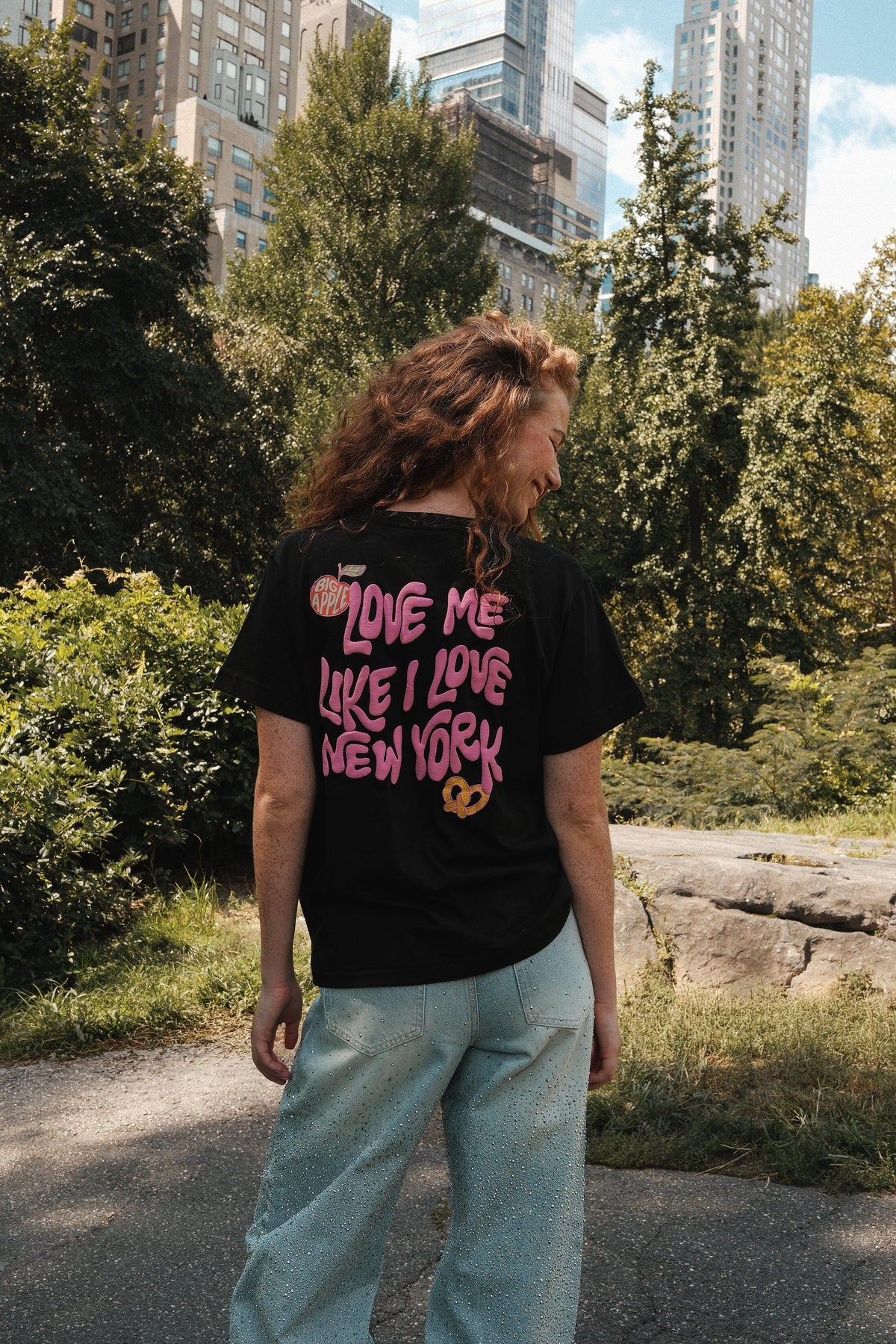Love Me Like I Love New York T-shirt Black t-shirt mure + grand 