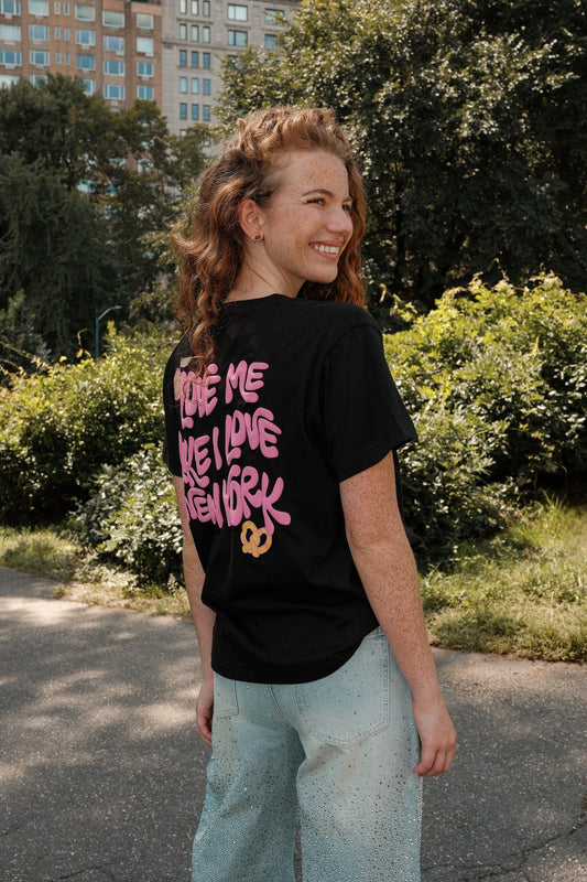 Love Me Like I Love New York T-shirt Black t-shirt mure + grand 