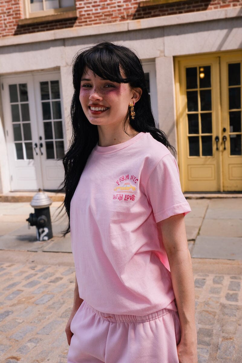 Love Me Like I Love New York T-shirt (Pink) t-shirt mure + grand 