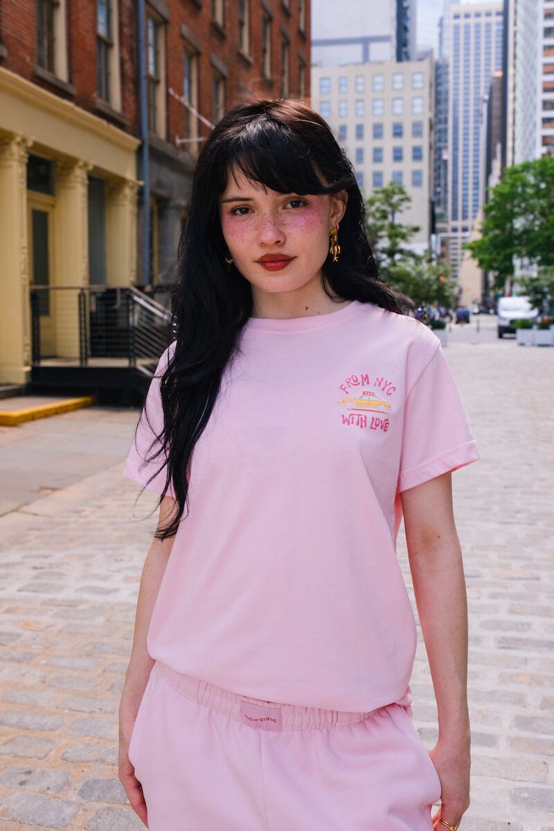 Love Me Like I Love New York T-shirt (Pink) t-shirt mure + grand 