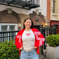 Lover Girl Long Sleeve Baby Tee Baby Tee mure + grand 