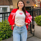 Lover Girl Long Sleeve Baby Tee Baby Tee mure + grand 