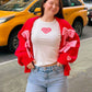 Lover Girl Long Sleeve Baby Tee Baby Tee mure + grand 