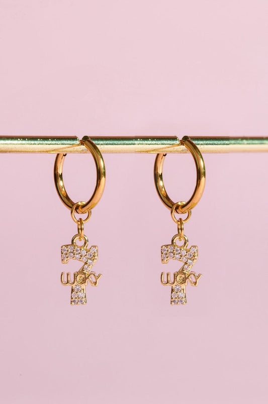 Lucky Me Charm Dangle Earrings Earrings mure + grand 