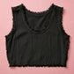 Luna Fringe Edge Tank Top Clothing Mure + Grand Black S/M 