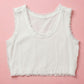 Luna Fringe Edge Tank Top Clothing Mure + Grand White S/M 
