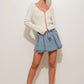 Lydia Peekaboo Ribbed Knit Top Clothing Pretty Garbage 
