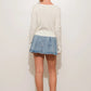 Lydia Peekaboo Ribbed Knit Top Clothing Pretty Garbage 