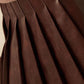 Lyra Pleated Vegan Leather Mini Skirt Clothing Promesa 
