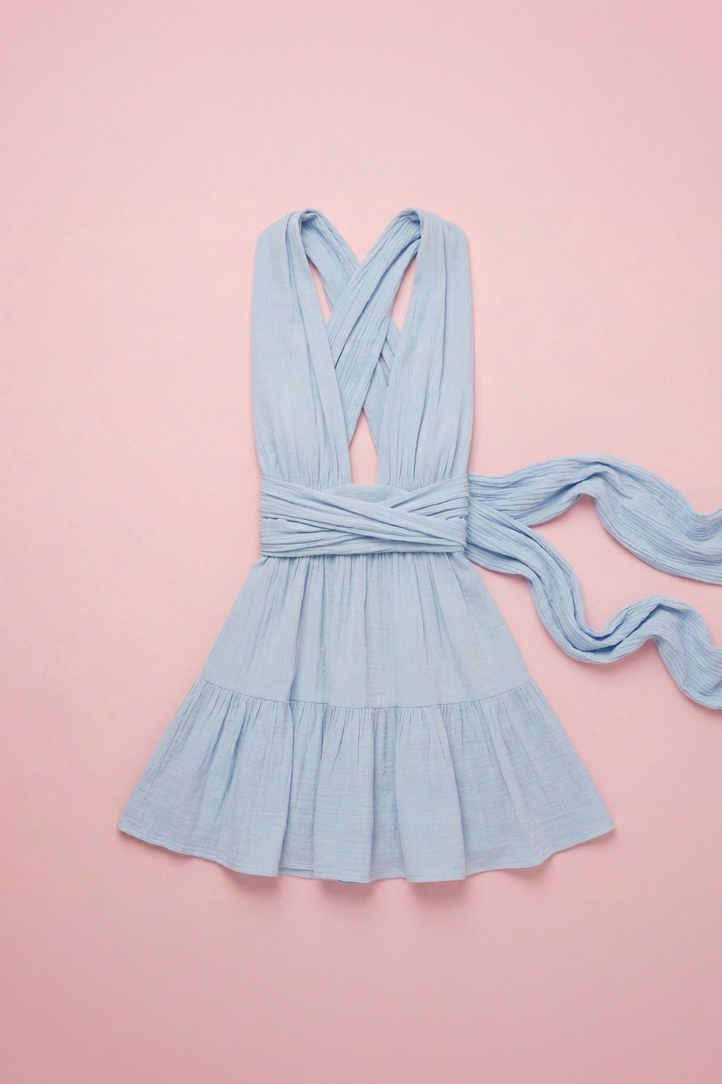 Maeve Wrap Mini Dress Clothing Mure + Grand 