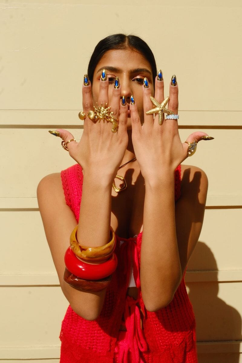 Malibu Starfish Adjustable Stacking Ring Rings mure + grand 