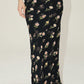 Marigold Floral Maxi Skirt With A Slim Silhouette Clothing Bailey Rose 