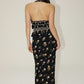 Marigold Floral Maxi Skirt With A Slim Silhouette Clothing Bailey Rose 