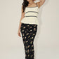 Marigold Floral Maxi Skirt With A Slim Silhouette Clothing Bailey Rose 