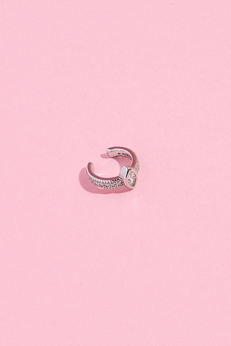 Marquise Cut Diamond Sterling Silver Ear CuffMure + Grand