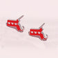 Massachusetts Love Enamel Charm Stud Earrings Earrings mure + grand Silver 