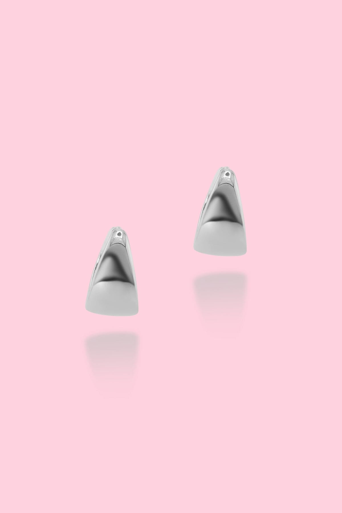 Melody sterling silver huggies Earrings mure + grand 