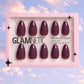 Merlot Press-On Nails Nail Glamnetic 