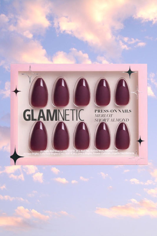 Merlot Press-On Nails Nail Glamnetic 