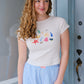Mermaid Off Duty Baby Tee t-shirt mure + grand 