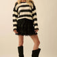 Mira Dolled Up Lace and Mesh Tiered Ruffle Mini Skirt Clothing Promesa 