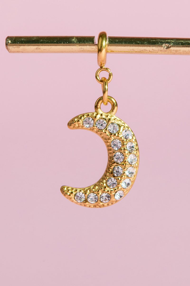 Moon Charm With Spring Clip Mure + Grand 