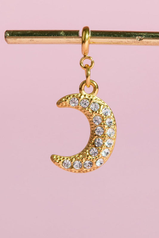 Moon Charm With Spring Clip Mure + Grand 