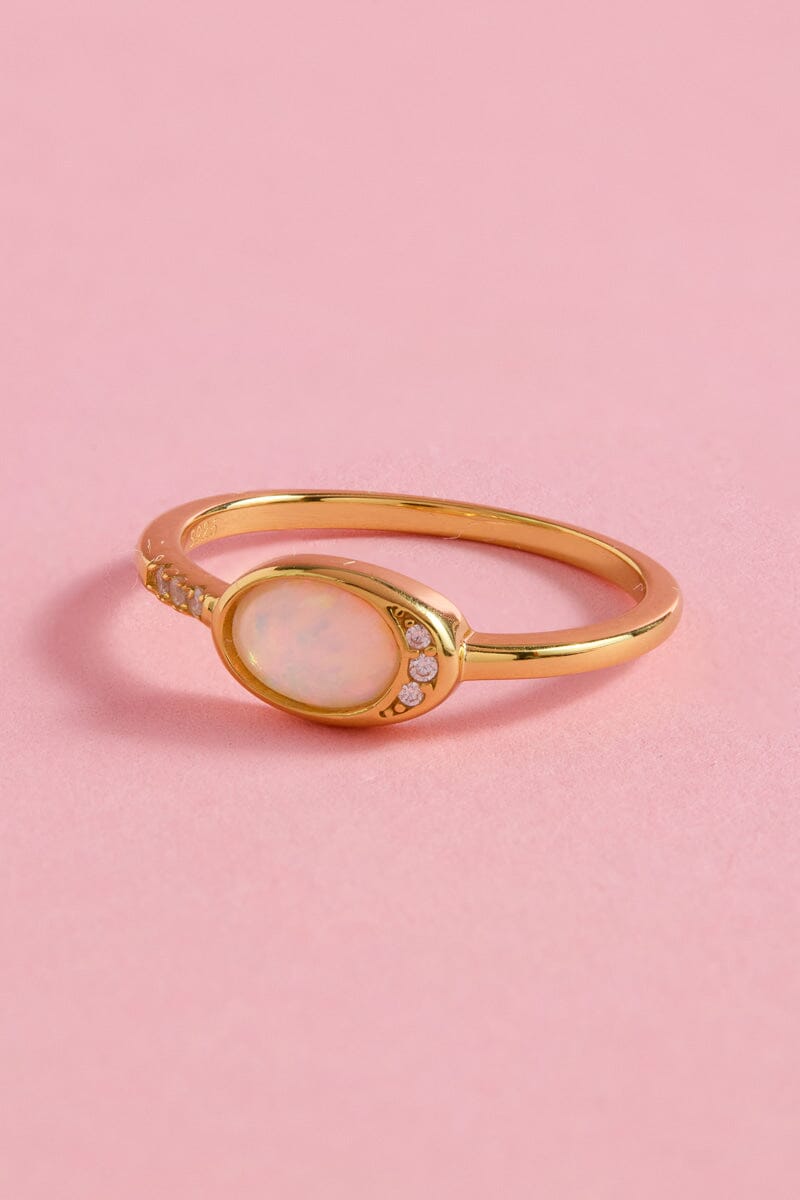 Moonlit Path Sterling Silver Ring Rings mure + grand 