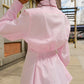 Mure + Grand x Second Thoughts Upcycled Pink Button Down Shirt Top Mure + Grand 