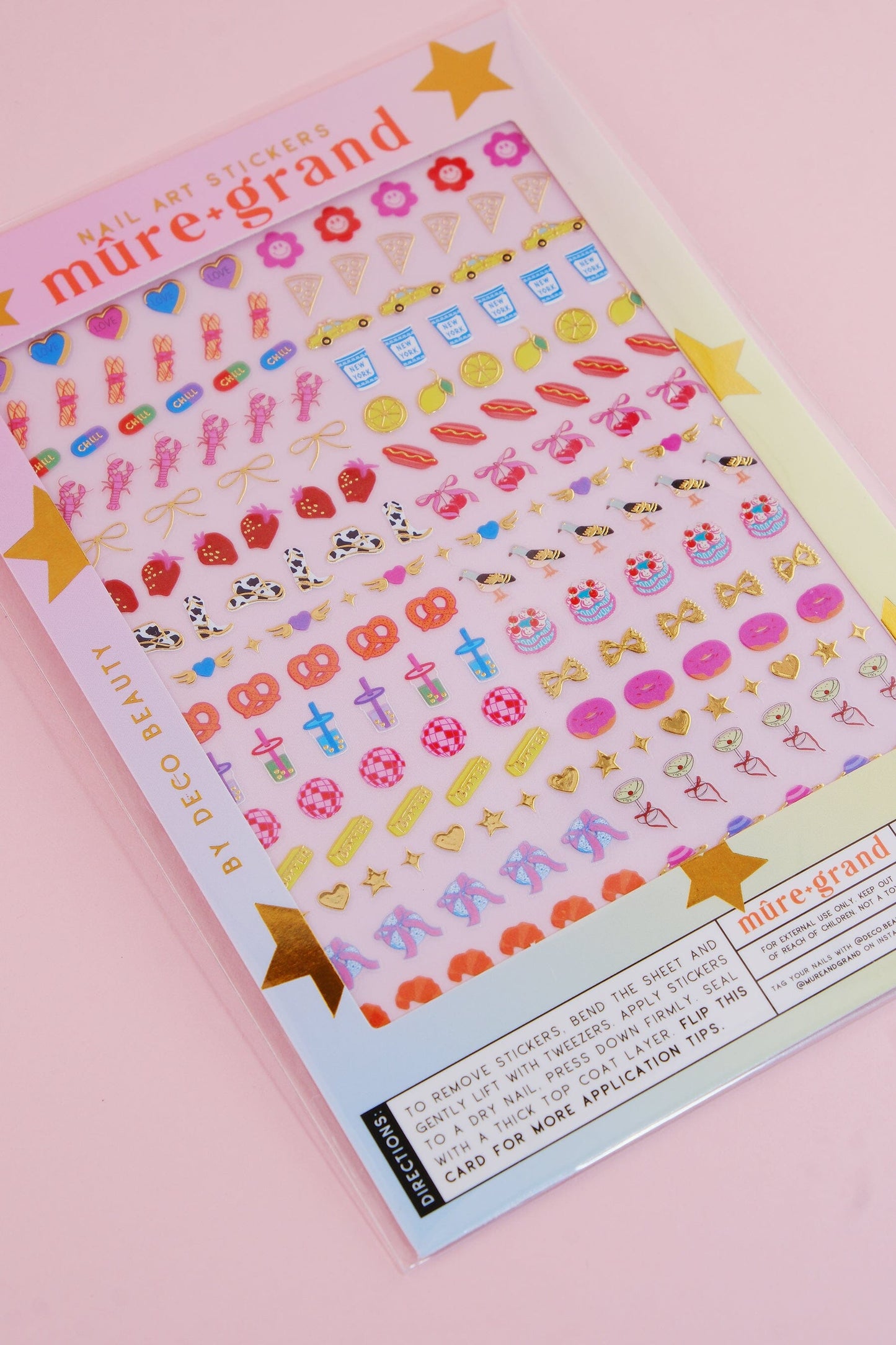 Mure+Grand x Deco Beauty Nail Art Stickers Nail Art Deco 