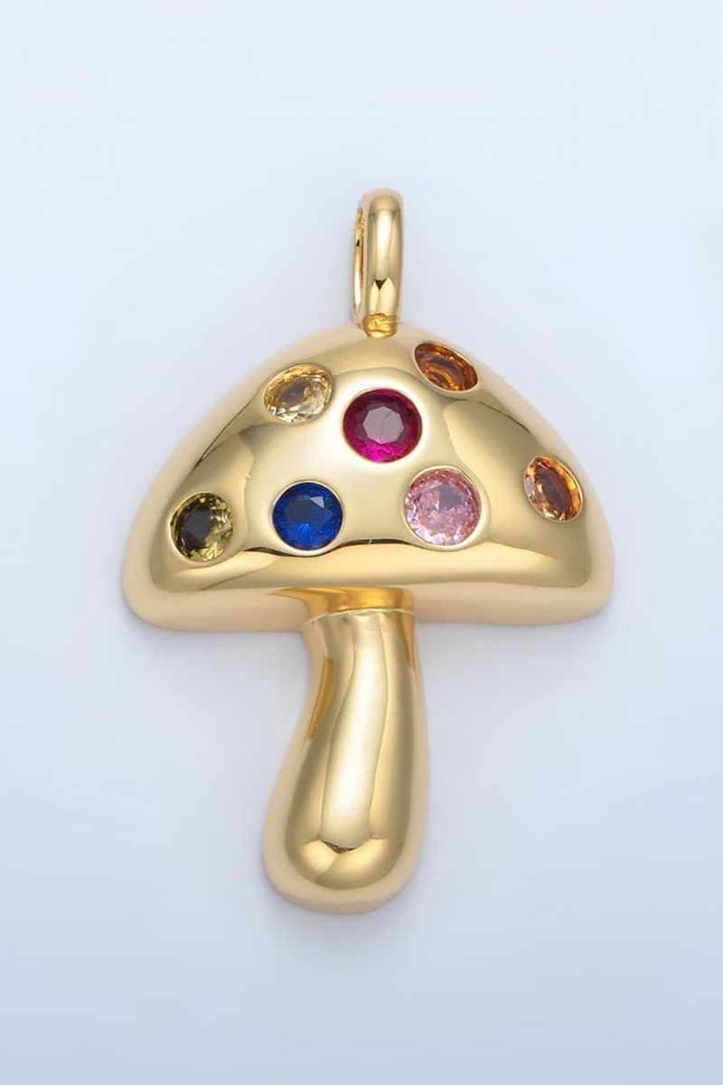 Mushroom Charm With Spring Clip Mure + Grand 