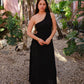 Naomi One Shoulder Maxi Dress Clothing Mure + Grand 