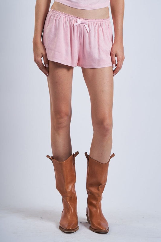 Natsu Elastic Waist Band Shorts Clothing Sky to Moon 