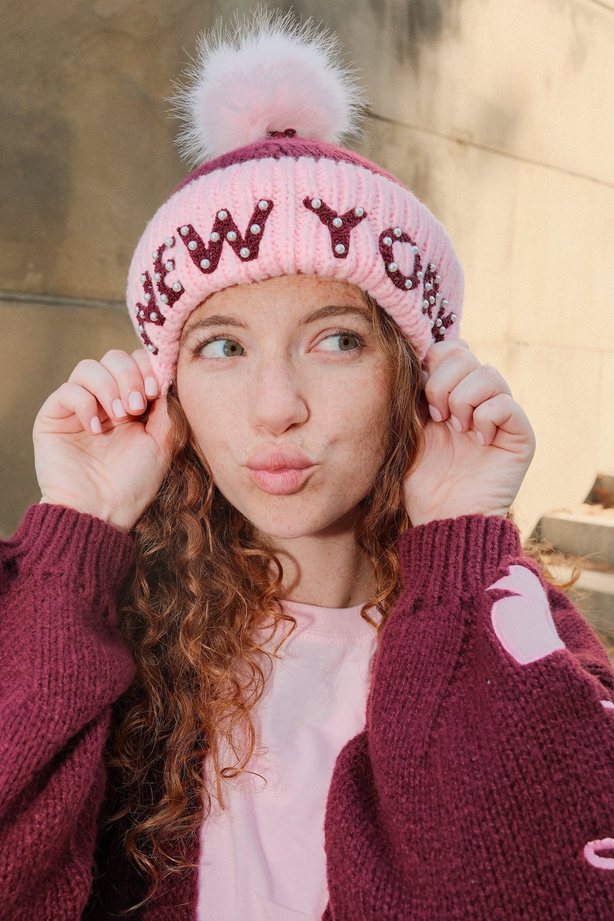 New York Beanies Hats mure + grand 