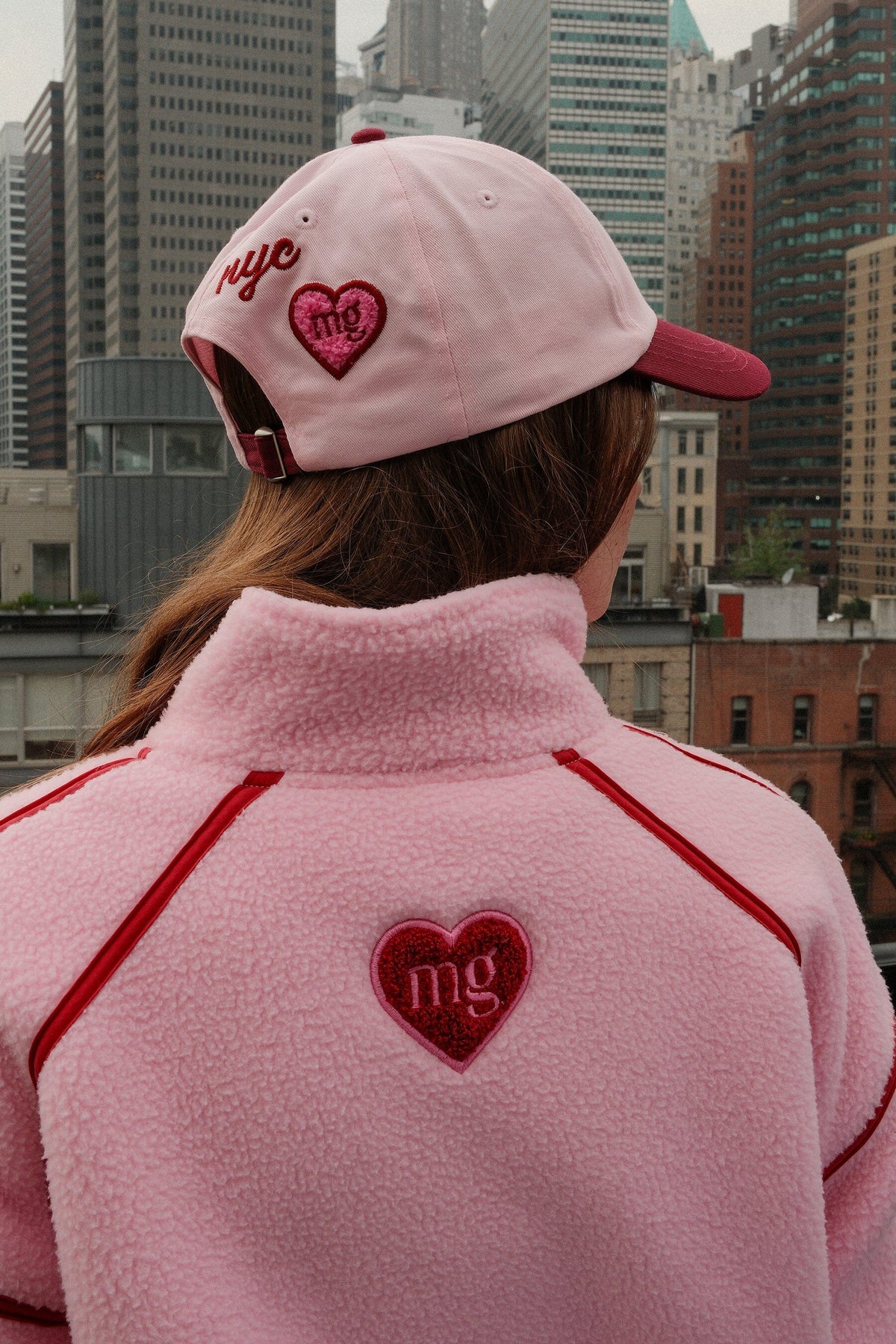 New York Cherry Dad HatMure + Grand