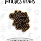 New York City Enamel Pin Enamel Pin Patches & Pins 