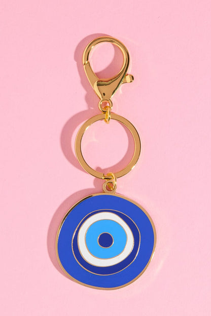 New York Enamel Keychain Mure + Grand Evil Eye Enamel Keychain 