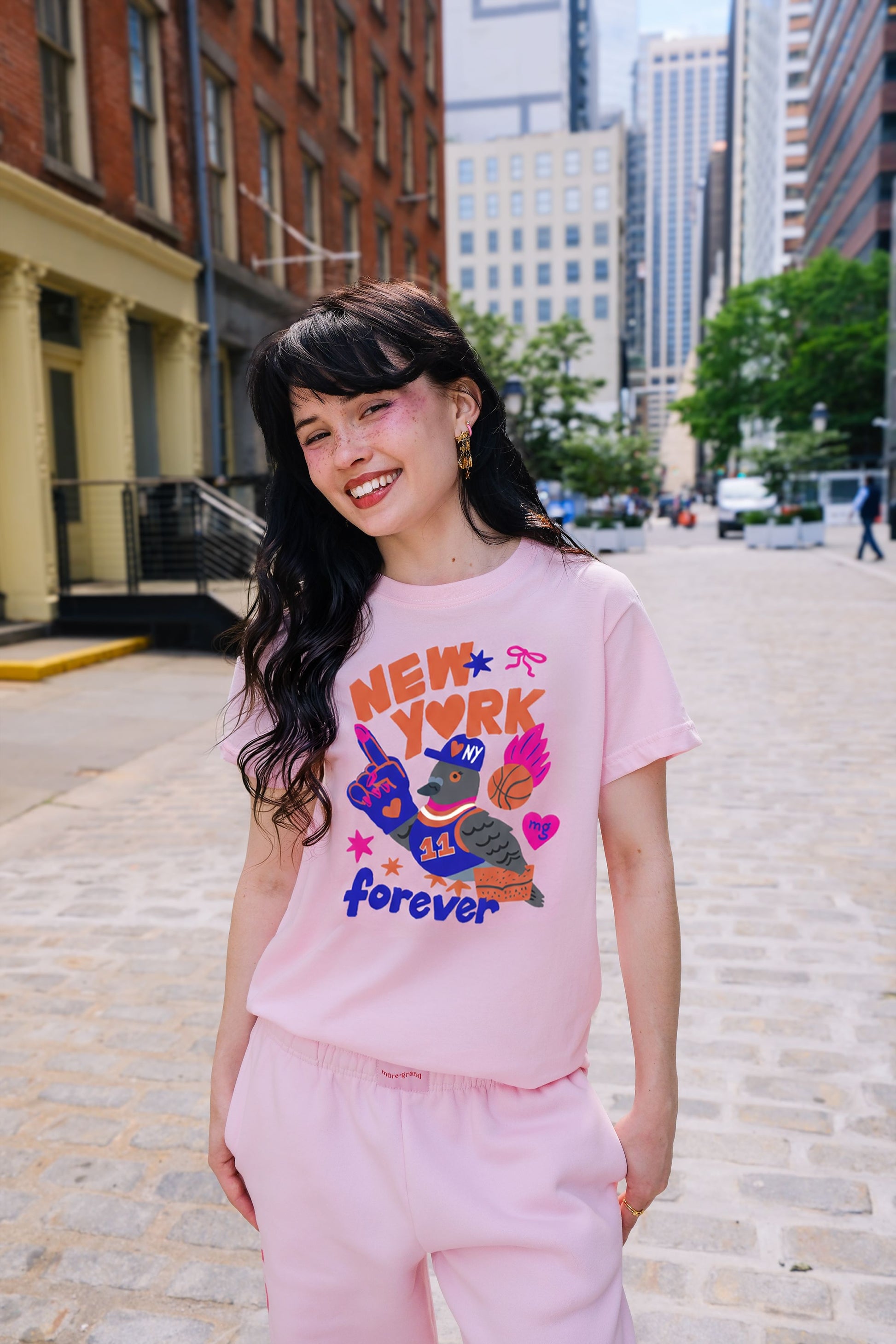 New York Forever Graphic T-shirt t-shirt mure + grand 