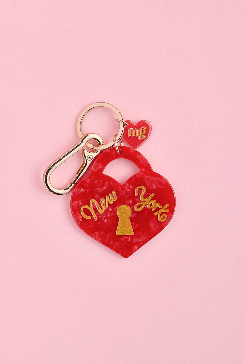 New York Has The Key to My Heart Bag Charm Bag Accessories mure + grand 