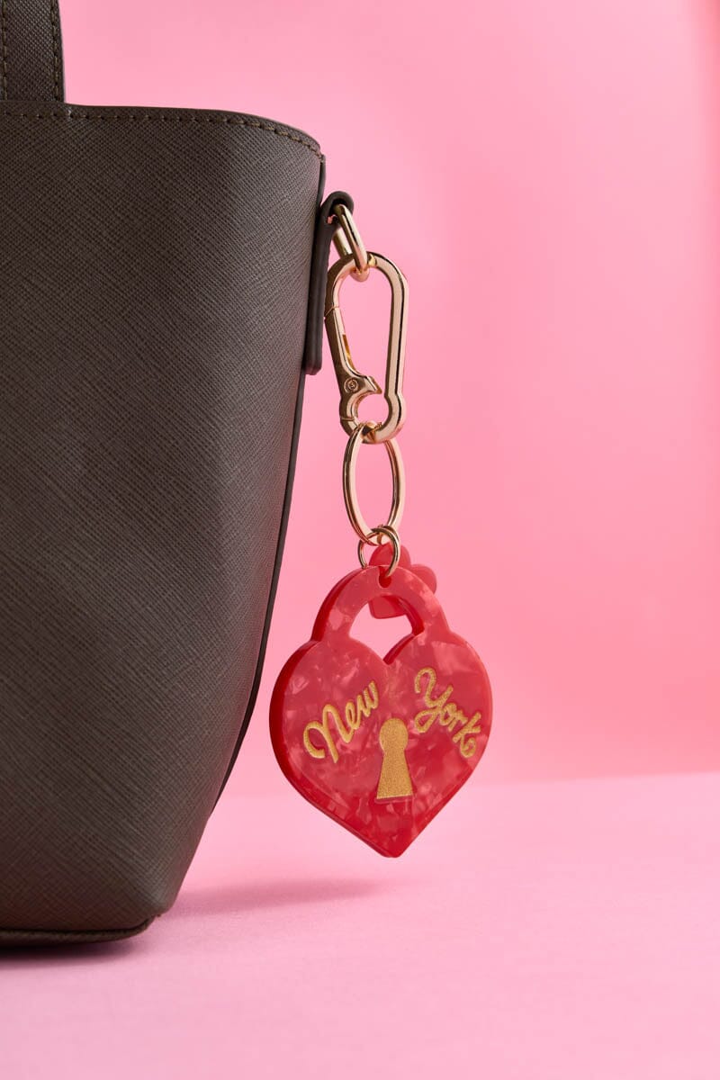 New York Has The Key to My Heart Bag Charm Bag Accessories mure + grand 