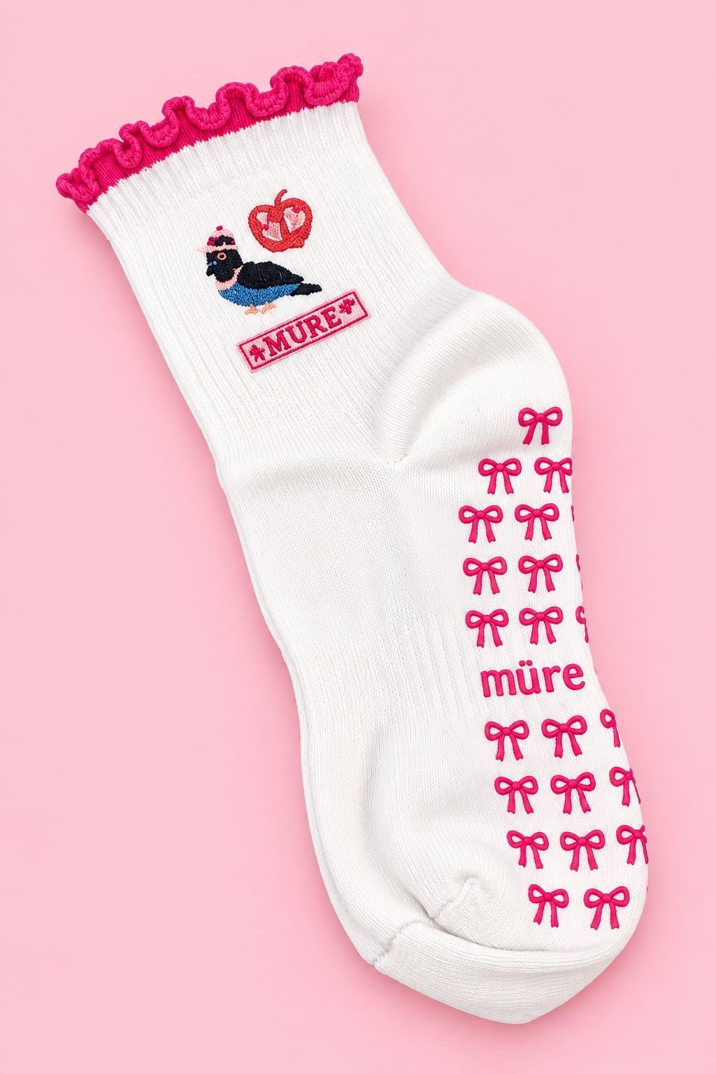 New York Icons Frill Pilates Grip SocksMure + Grand